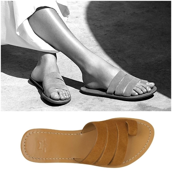 Soft Suede Marc Fisher LTD Slide Sandals - Picture 8 of 8